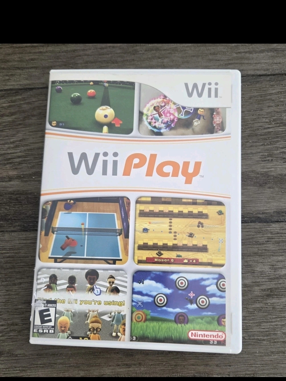 Wii Play (Nintendo Wii, 2007) Complete W/Manual